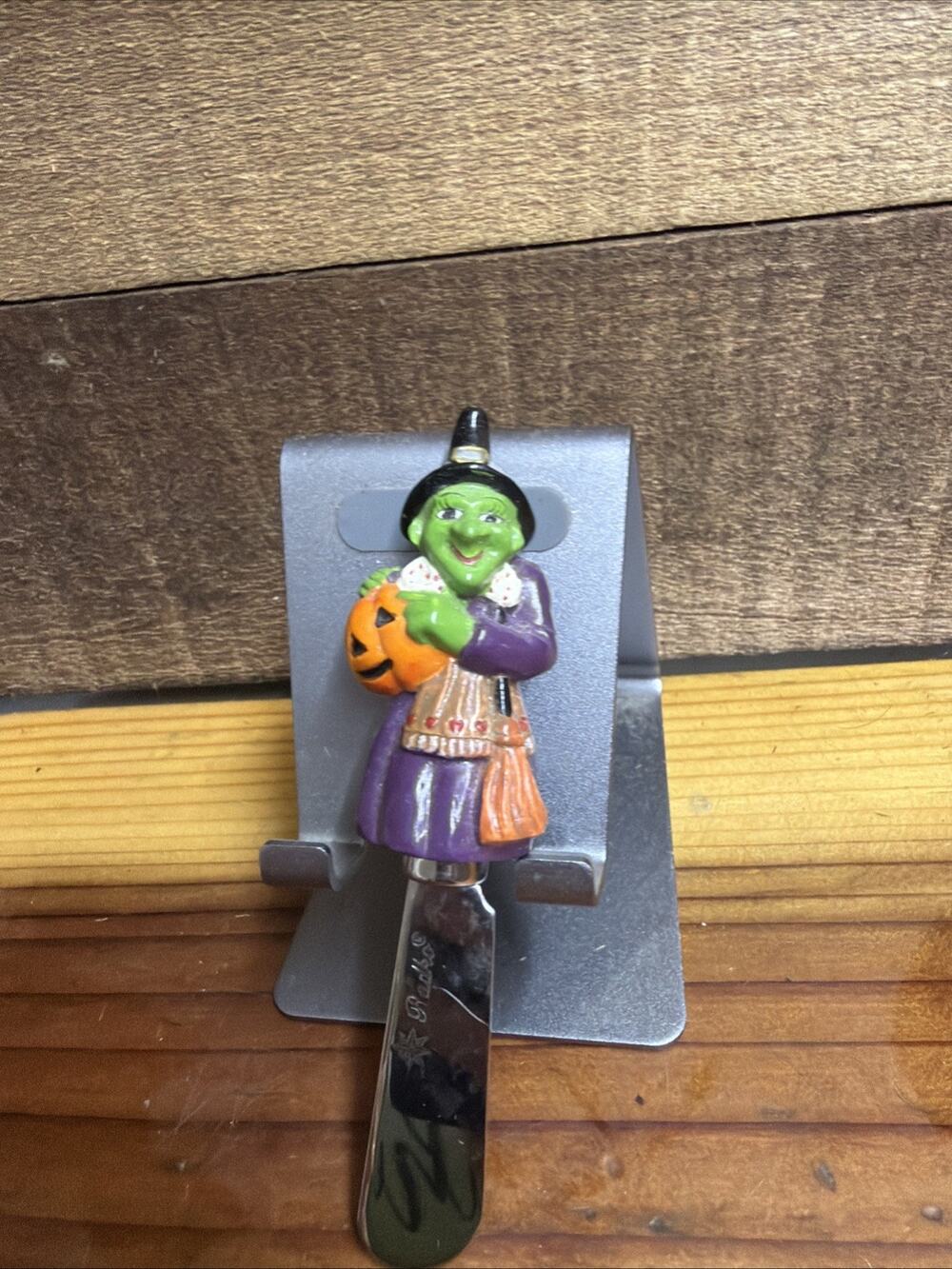 Halloween Witch Spreader With Jack Lantern Charcuterie Radko
